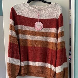 Umgee Women's Multicolor Striped Sweater